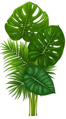 Tropical Leaves Arrangement (1)