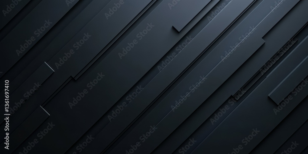 Poster modern abstract design featuring dark geometric patterns and textures with layered elements