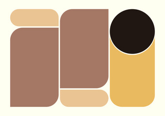 Business data visualization infographic template as vector in mocha mousse color theme. Can be used for progress, diagram, annual report, web design. Business concept.