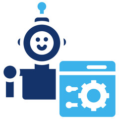 Robot Control Icon