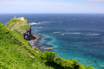 北海道積丹町、神威岬展望台からの眺め【5月】