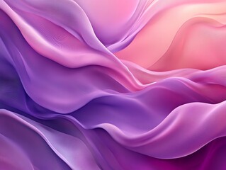 Obraz premium Abstract Flowing Fabric Texture with Soft Pink and Purple Colors