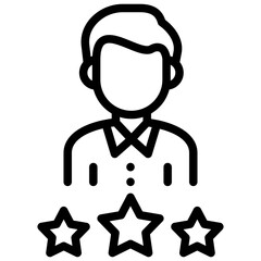 Obraz premium Role Model Icon