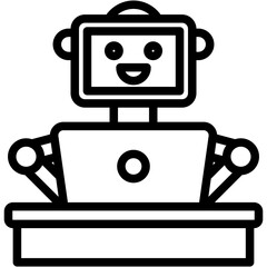 Robotic Workforce Icon