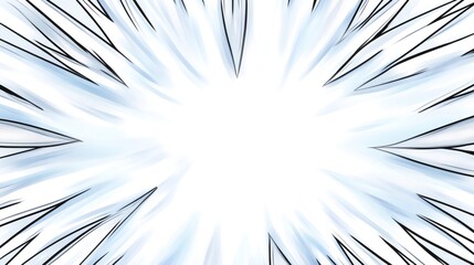 Obraz premium Concentrated lines converging to central bright white point creating dynamic visual effect