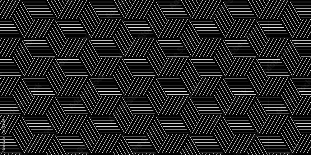 Poster vector geometric diagonal fabric waves seamless line texture. seamless pattern abstract geometric wi
