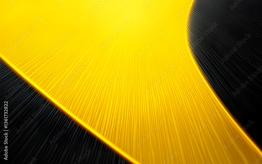Poster abstract yellow and black are light pattern with the gradient is the with floor wall metal texture s