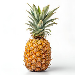 Fototapeta premium pineapple on white background