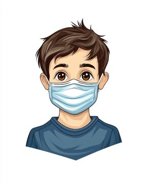Maintain 6Ft for Corona Safety: Graphic Illustration on Preventing Virus Infections with Health Measures