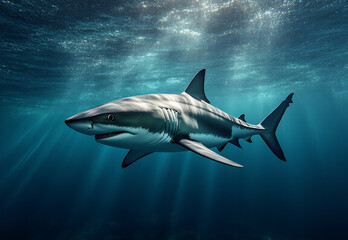 Fototapeta premium Shark in the ocean