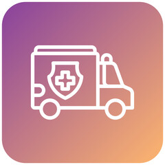 Vector Design Ambulance Icon Style