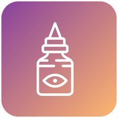 Vector Design Eye Drop Icon Style