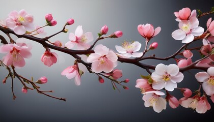 Fototapeta premium Sakura flower as wallpaper or background 