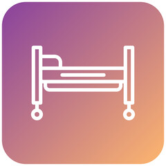 Vector Design Hospital Bed Icon Style
