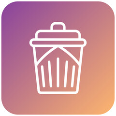 Vector Design Trash Can Icon Style