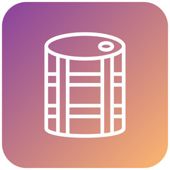 Vector Design Barrel Icon Style