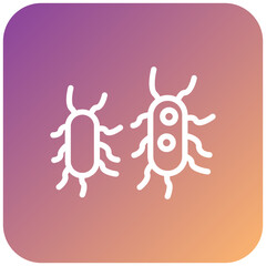 Bacteria Icon Style