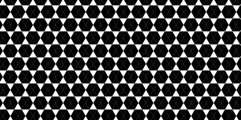 Geometric pattern, Black and white, Triangle pattern, Abstract design, Seamless texture, Modern background, Digital art, Minimalist pattern, Repetitive shapes, Optical illusion, Monochrome design, Con
