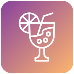 Cocktail Icon Style