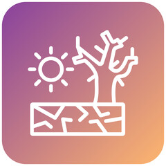 Desertification Icon Style