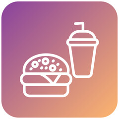 Fast Food Icon Style