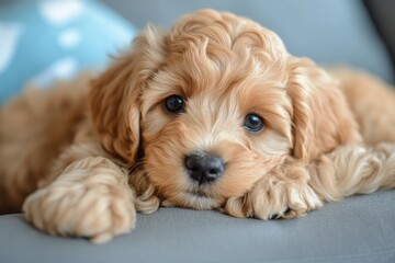Mini Goldendoodle Puppy - Cute and Adorable Dog Pet