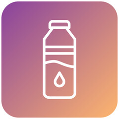 Water Bottle Icon Style