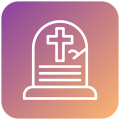 Fototapeta premium Grave Icon Style