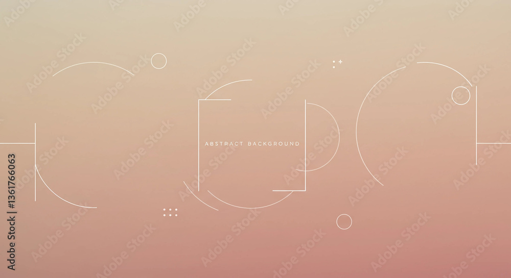 Aufkleber abstract background with circles and square design element