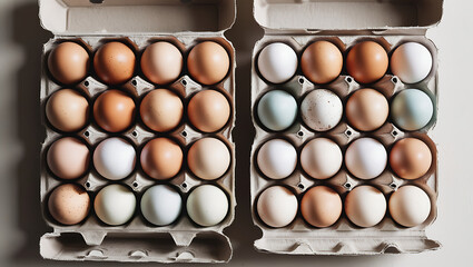 Rainbow Collection: Multicolored Eggs from Heritage Chickens