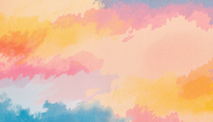 Obraz premium Vibrant painted desert texture in soft natural colors, artistic expression