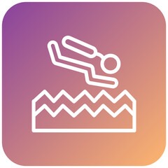 Fototapeta premium Scuba Diving Icon Style
