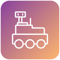 Mars Rover Icon Style