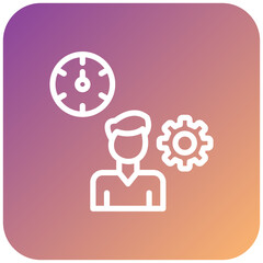 Time Management Icon Style