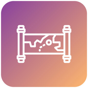 recommend clip art: Treasure Map Icon Style