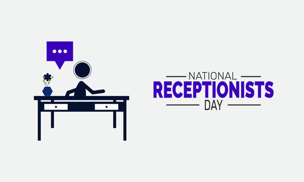 
May is National Receptionists Day. Holiday concept. perfect for  Background Template, placard, Banners, Cards, Posters design template, Classic Social Media Post with text inscription.

 - Powered by Adobe