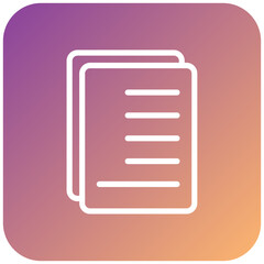 Fototapeta premium Documents Icon Style