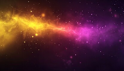 Cosmic nebulae, vibrant colors, and star dust