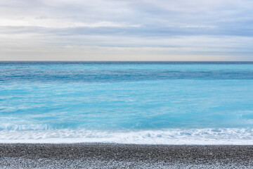 Waves on the beach, C&ocirc;te d'Azur, Nice, ok
France, French Riviera