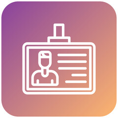 Library Card Icon Style