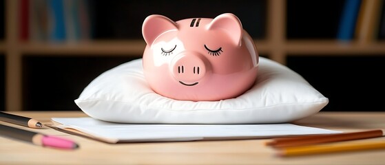 Piggy Bank Sleeping