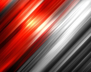 Fototapeta premium Abstract Image Displaying Diagonal Bands of Red White and Gray