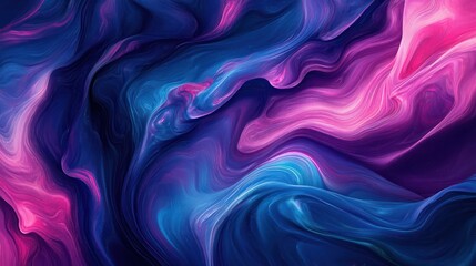 Abstract swirling pink blue paint texture background design