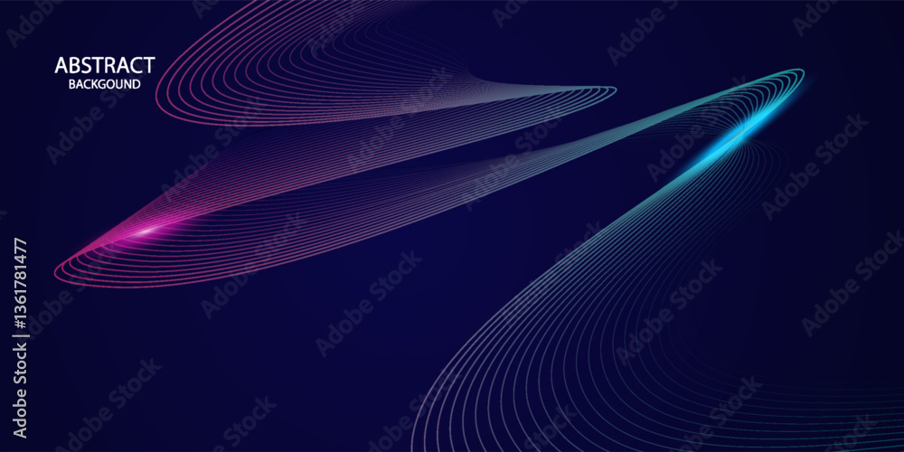 Aufkleber abstract background with flowing particles. dynamic waves. vector illustration. eps3
