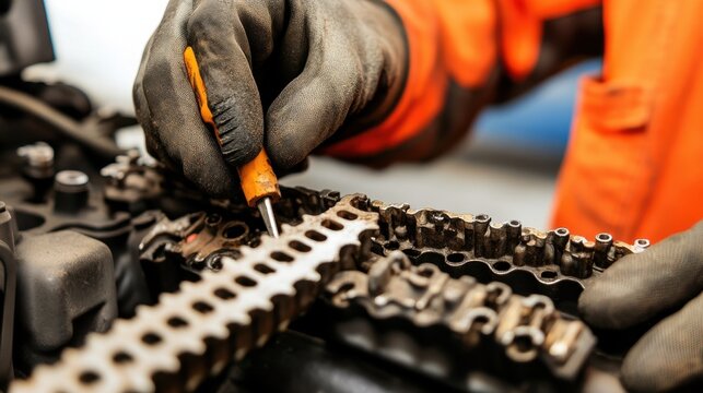 Hand Holding Tool for Motorcycle Chain Adjustment and Maintenance