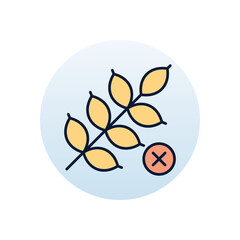 Gluten Free Vector icon