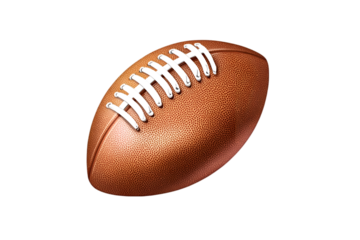 American Football Game Sport Ball Brown Leather,