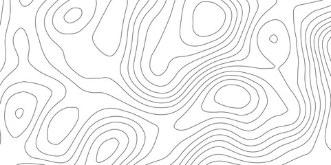 Topographic map background geographic line map,Outline cartography landscape. Modern poster design,Black on Gray. Ultra wide size. Vector illustration, © YUNUS