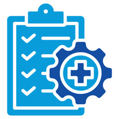 Obraz premium Health And Safety Compliance Icon Dual Tone Color Style