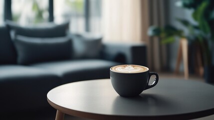 Obraz premium Latte in modern living room